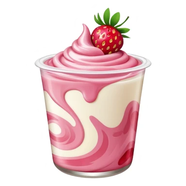  Strawberry Yogurt sticker