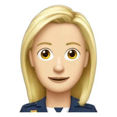 Marine lepen sticker