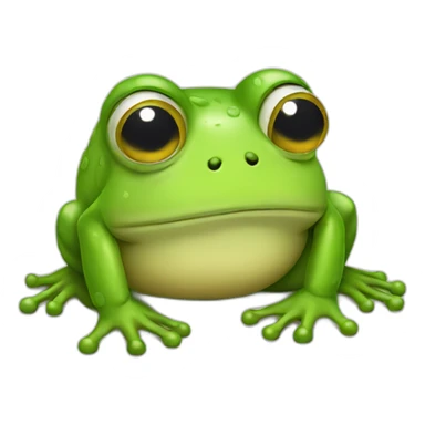 Peepo frog sad sticker