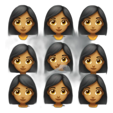 an indian young  developer girl sticker