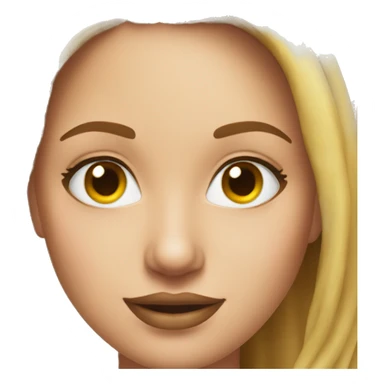 realistic bikini model portrait sticker