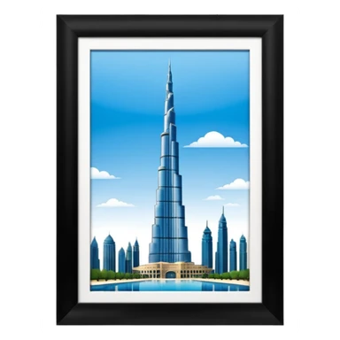 Burj khalifa sticker