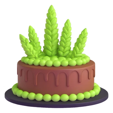 Los Angeles Kush cake sticker