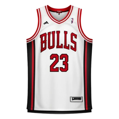give me the chicago bulls jersey with the number 23 sticker