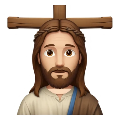 Jesus Christ on cross  sticker