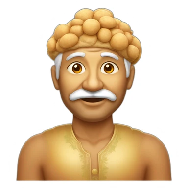 gol gappa indian dish sticker