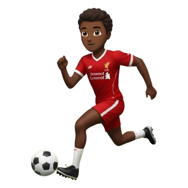 A Liverpool soccer player no salah sticker