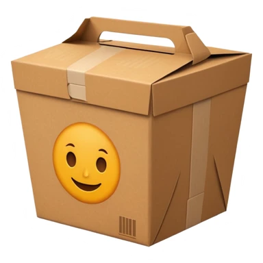 food takeaway box sticker