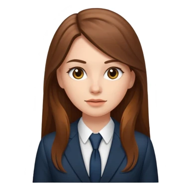 white-girl-with-long-brown-hair-lawyer sticker