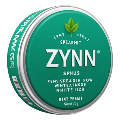 Zyn spearmint snus sticker