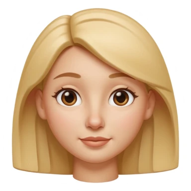 A 3D cartoon woman with a small shiny nose pin on her left nostril, soft skin tone, friendly expression, smooth lighting, realistic Memoji-style rendering. sticker