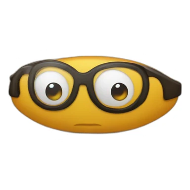 Un haricot pointu à lunette sticker