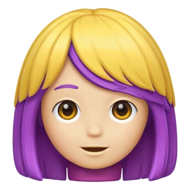 wig on toy sticker