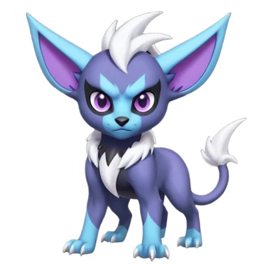 Luxray-Absol-Noibat-Dewott-fusion sticker