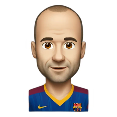 iniesta sticker