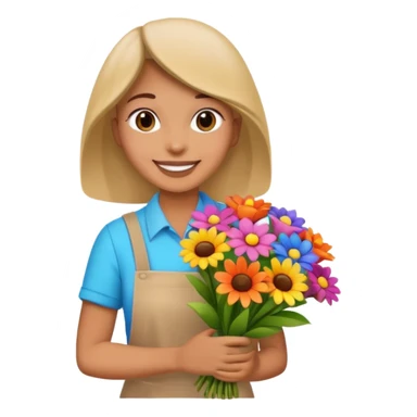 Flower Vendor sticker