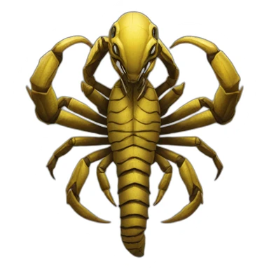 Scorpion from mortal kombat sticker