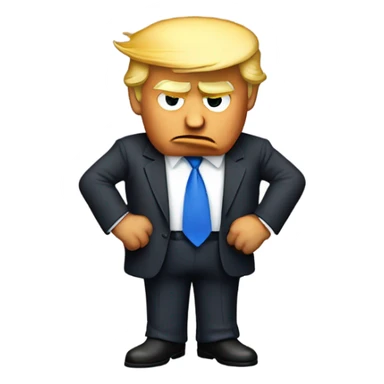 Donald Trump crying sticker