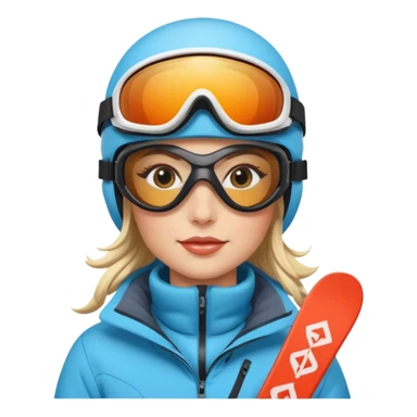 Woman Skiing, Background Matterhorn Matterhorn sticker