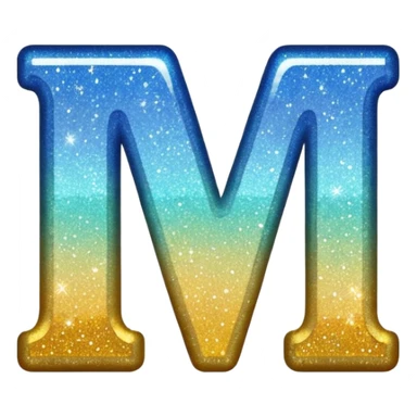 The word wonderful with glitter sticker