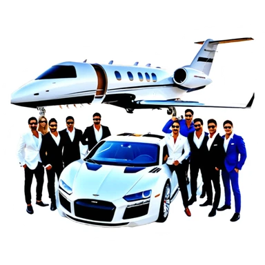 Speakers: Grant Cardone, Tai Lopez, Josh Madrid, Alex Hormozi, Iman Gadzhi, Daniel G, Branden Condy, Patrick Bet-David, Dan Henry, Luke Belmar, Shelby Sapp, Leila Hormozi, Tefi Valenzuela, business, influencers, friends, rich millionaire success lifestyle, private jet , supercars, success, sales sticker