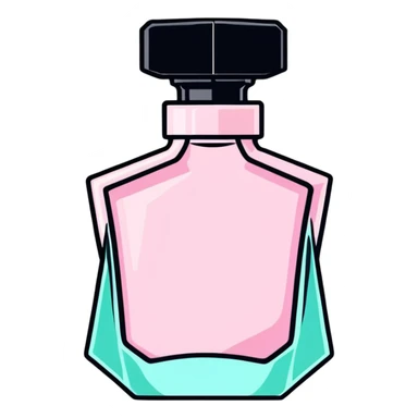 collectible vintage AVON perfume bottle shaped like a figurine sticker