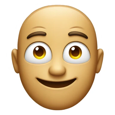 Emoji with smug face sticker