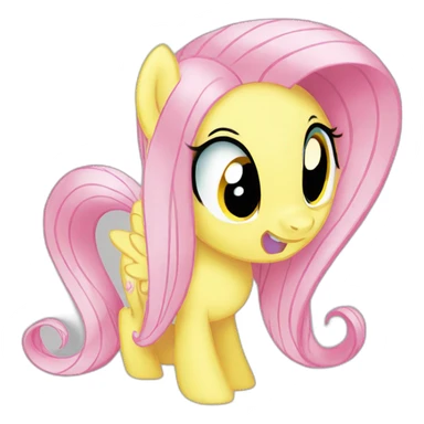 Fluttershy my little pony sticker