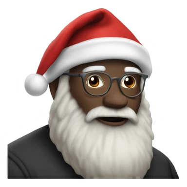 Darwin as Santa clause  sticker