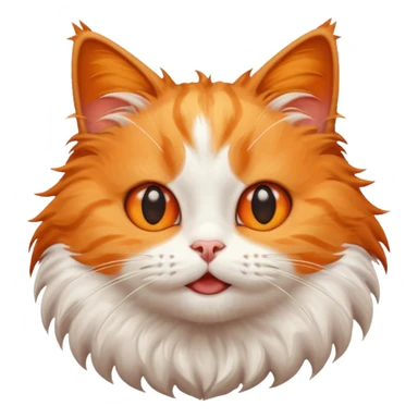 Cat looking up rolling its eyes sticker