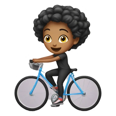 RIHANA sur un vélo sticker