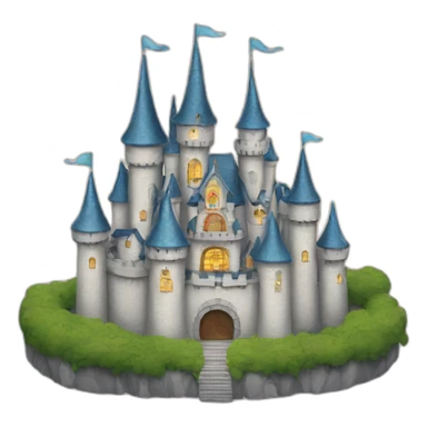 Princess castle sticker