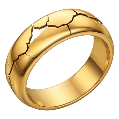Broken wedding ring  sticker