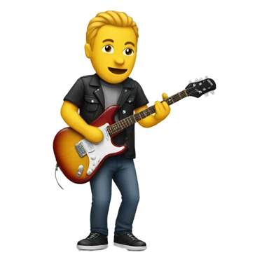 guitarist sticker
