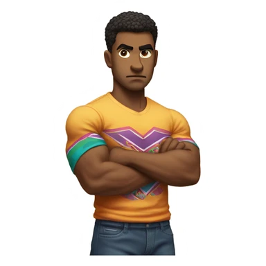 Angry frat bro sticker