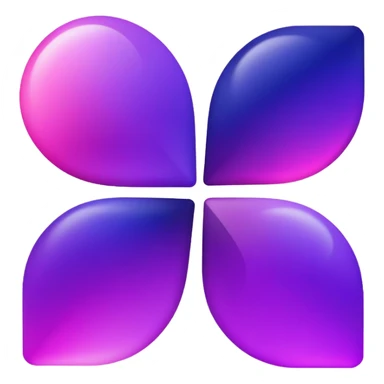 Royal Purple-Magenta-Violet-Indigo-Pink-gradient Aesthetic Scenery Deco sticker