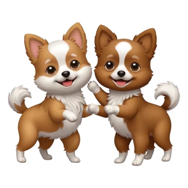 2 perritos bailando sticker