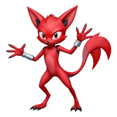 Scizor-Sonic-Sneasel-fusion (full body) sticker