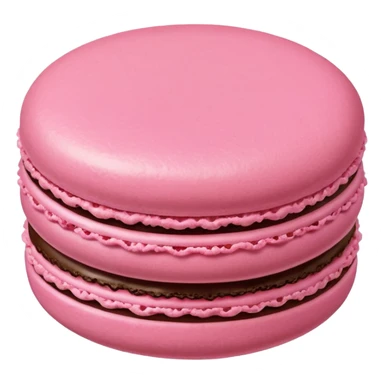 pink macaroon sticker