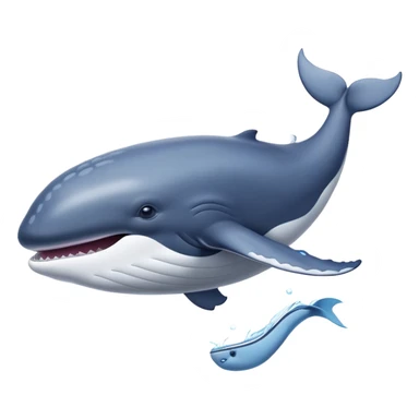 Ballena con unos nikes  sticker