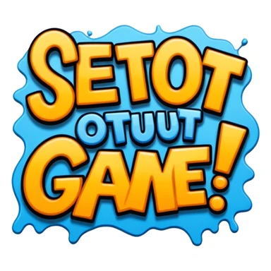 Painting that says "Get out of my game!!" sticker