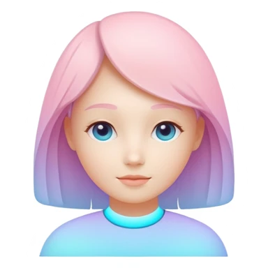 minimal abstract avatar for AI assistant,
soft rounded shape,
no human face,
friendly presence without personality bias,
neutral pastel gradient,
modern wellness AI aesthetic,
transparent background,
vector illustration
 sticker