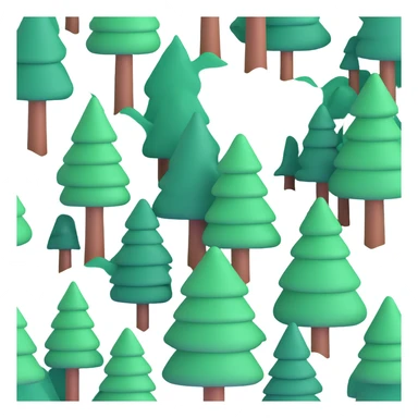 colorful tent in dense forest sticker