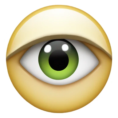 Irritated rolling eye emoji  sticker