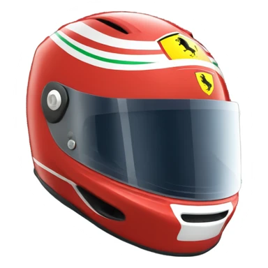 Ferrari F1 helmet  sticker