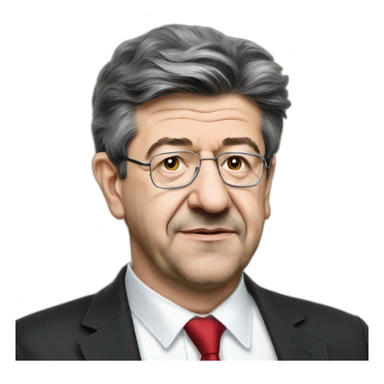 Jean luc Mélenchon grosses oreilles sticker