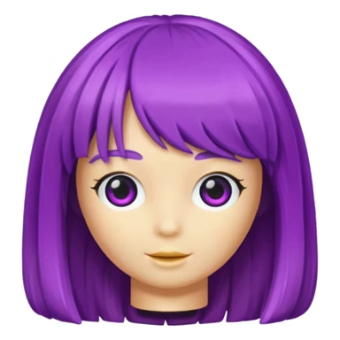 wig on toy sticker