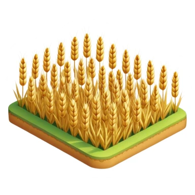 3d-isometric-field-of-wheat sticker