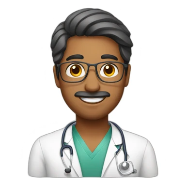 Indian doctor sticker