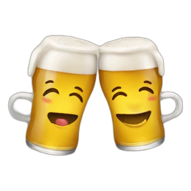 Amigos bebiendo cerveza sticker